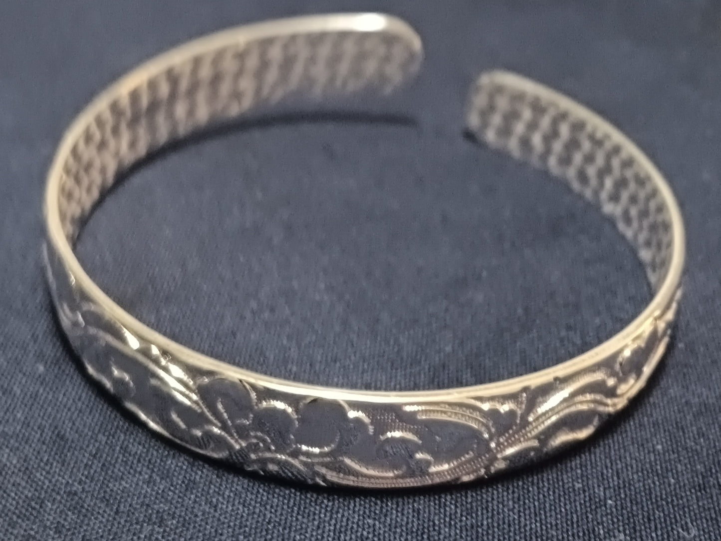 Sterling silver cuff bracelet