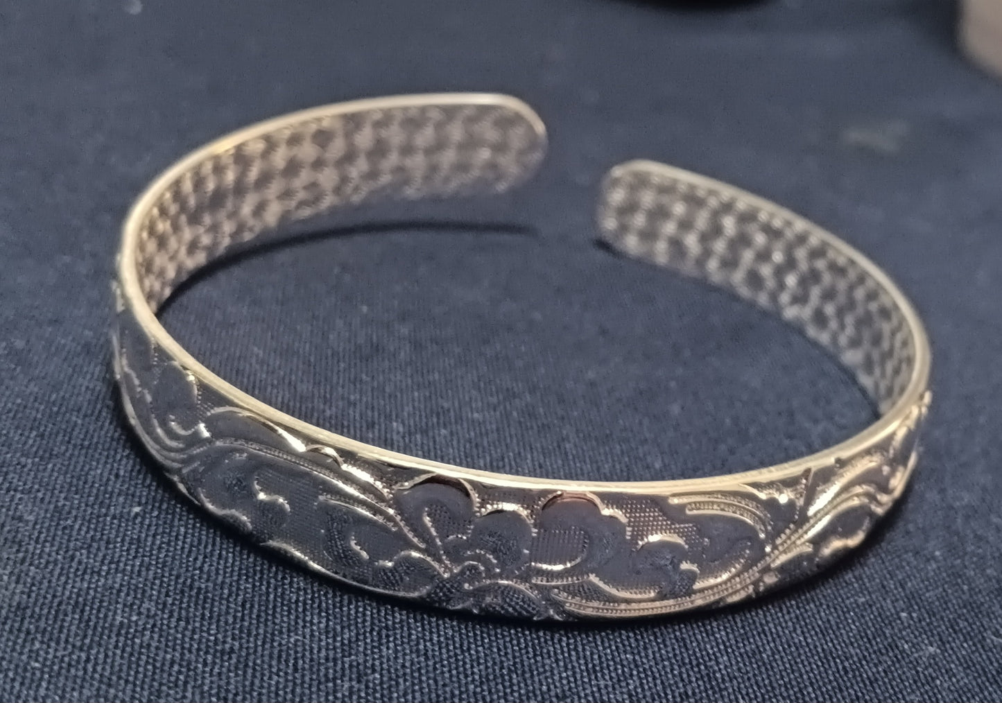 Sterling silver cuff bracelet