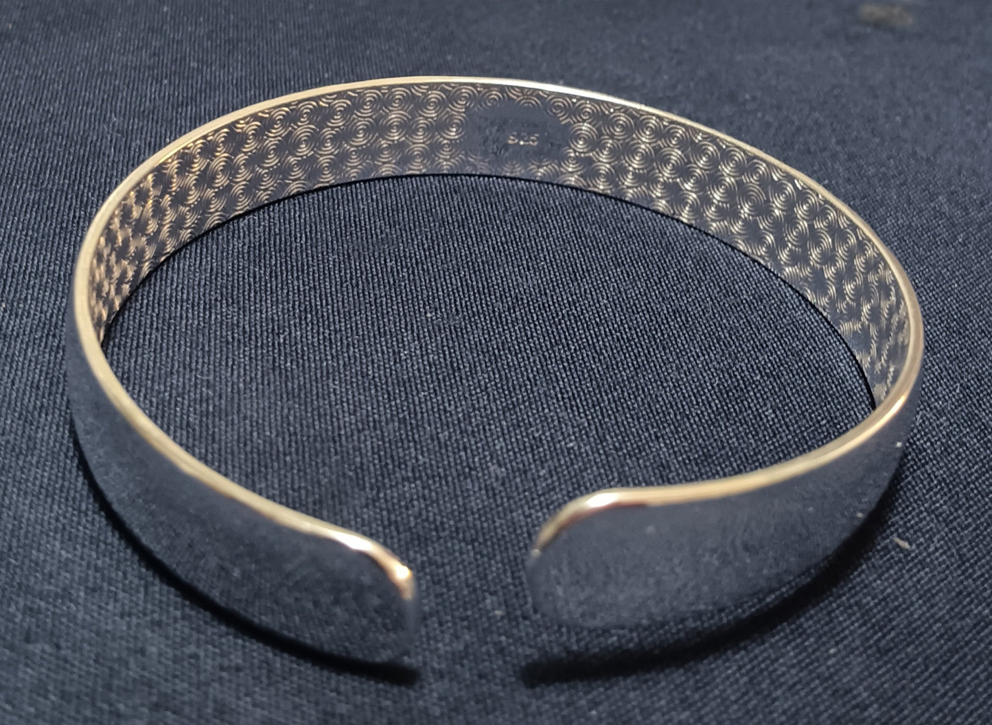 Sterling silver cuff bracelet